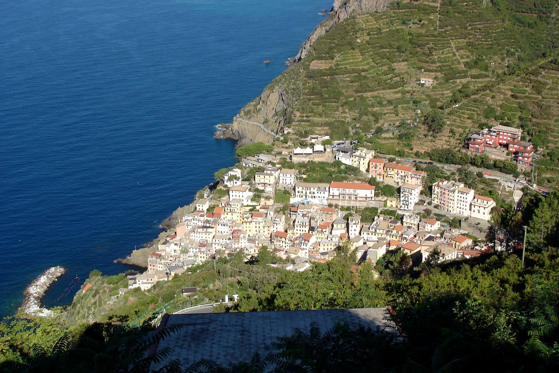 Panoramablick auf das Dorf Riomaggiore - Lupe Reisen
