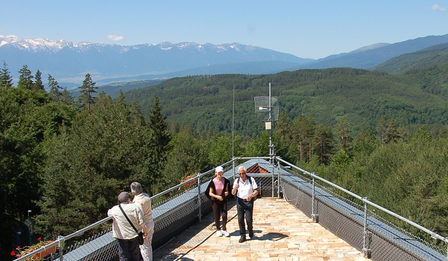 Aussichtsplattform im Brenpark Belitsa - Lupe Reisen
