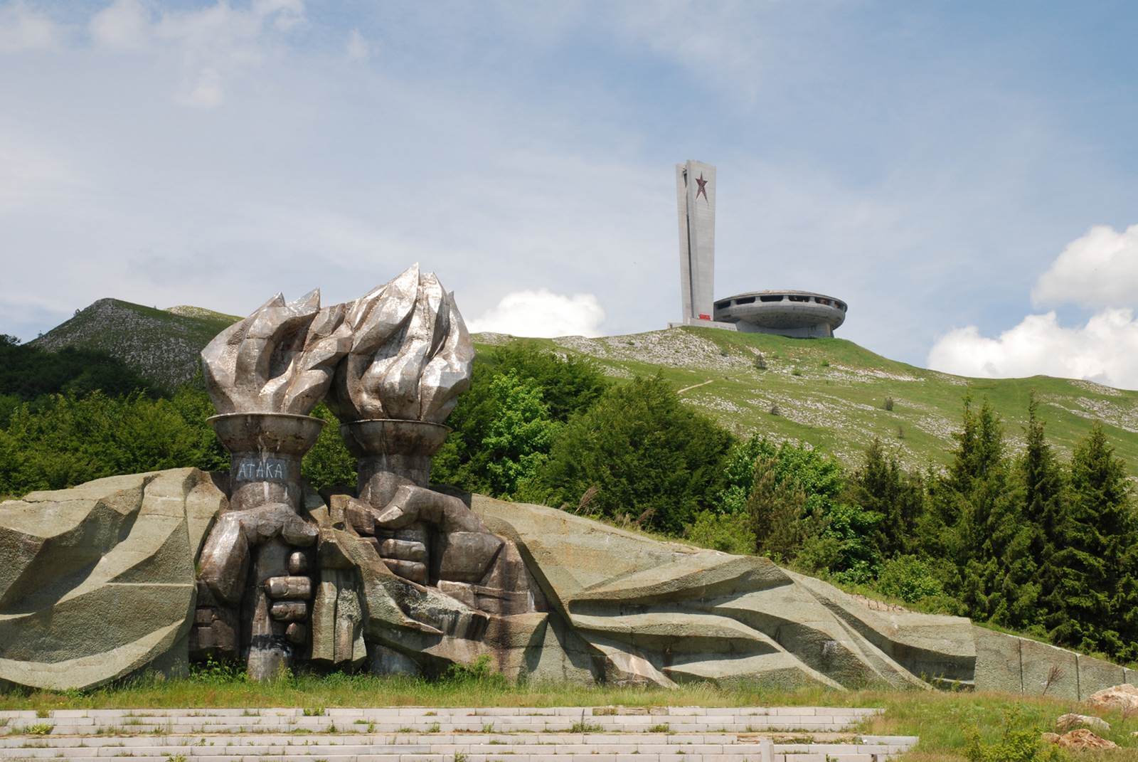 Foto: Das Buzludza-Monument in Bulgarien - Bildrechte Matthias Ptzold - Lupe Reisen