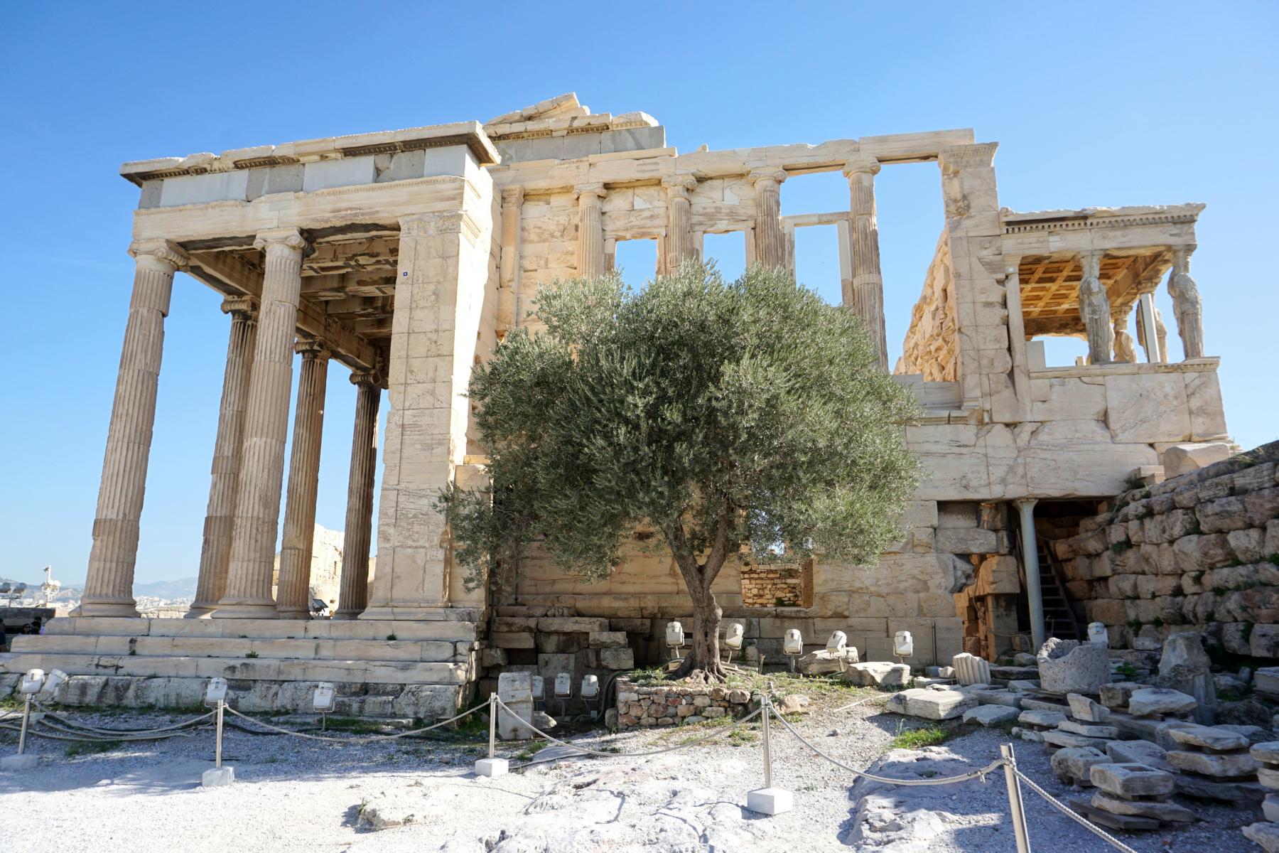 Der berhmter Athena-Tempel, auch Parthenon genannt - Lupe Reisen