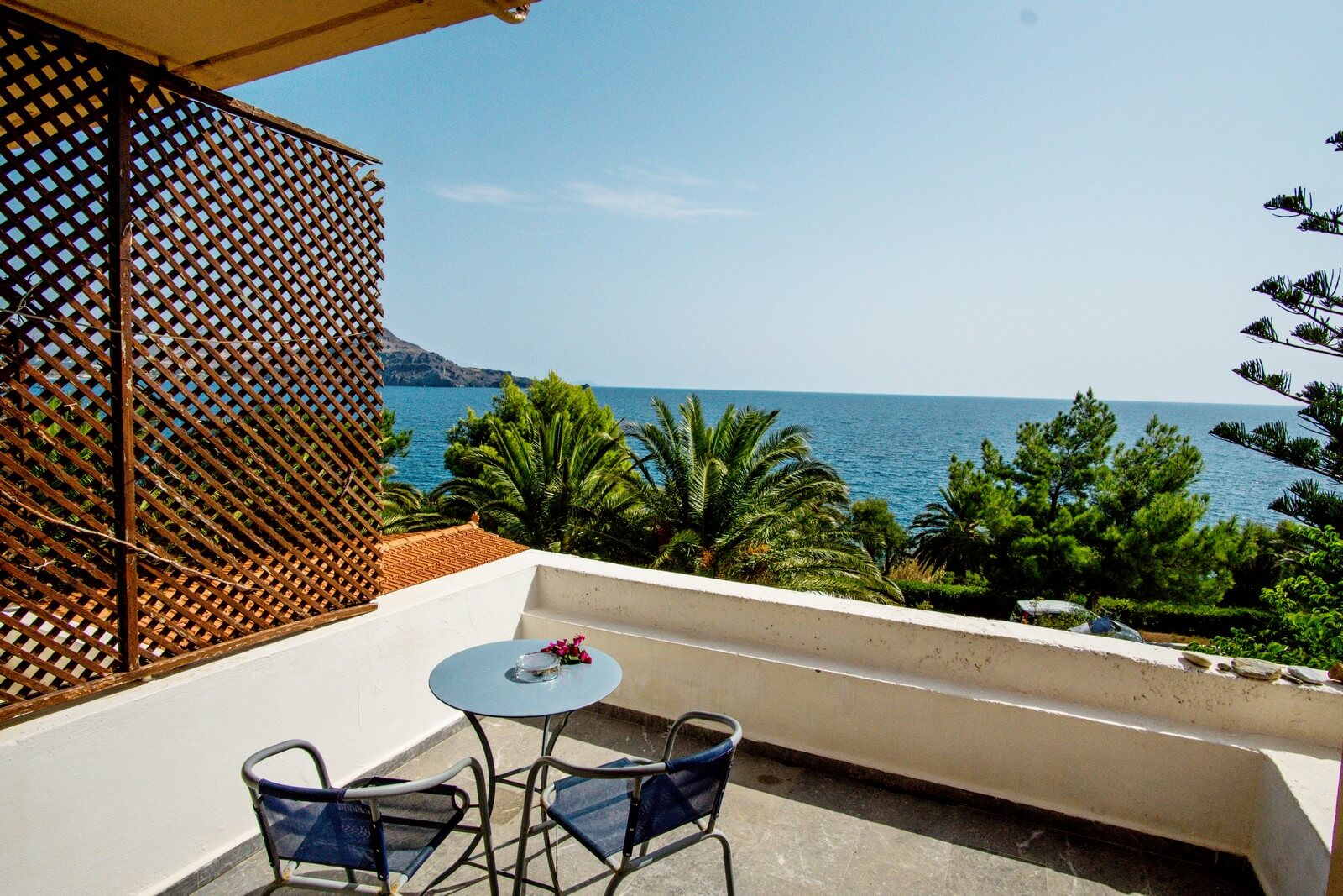 Foto: Balkon mit Meerblick im Hotel Souda Mare - Lupe Reisen