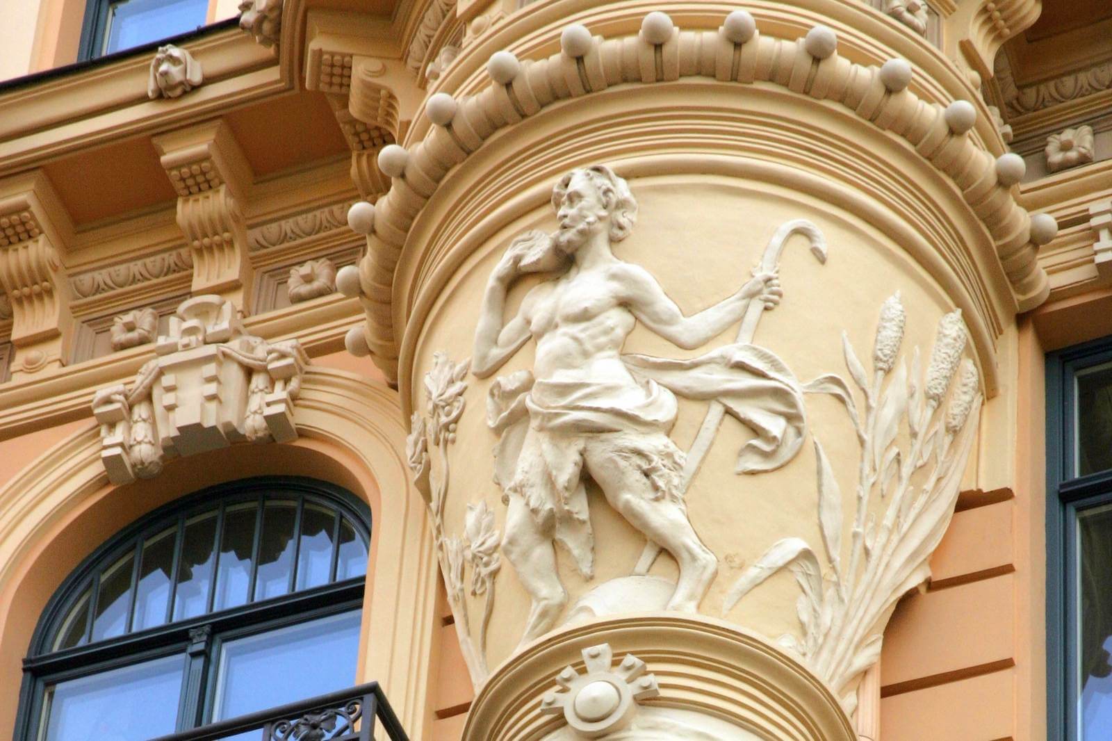 Foto: Jugendstil-Fassade in Riga - Bildrechte latvia.travel - Lupe Reisen