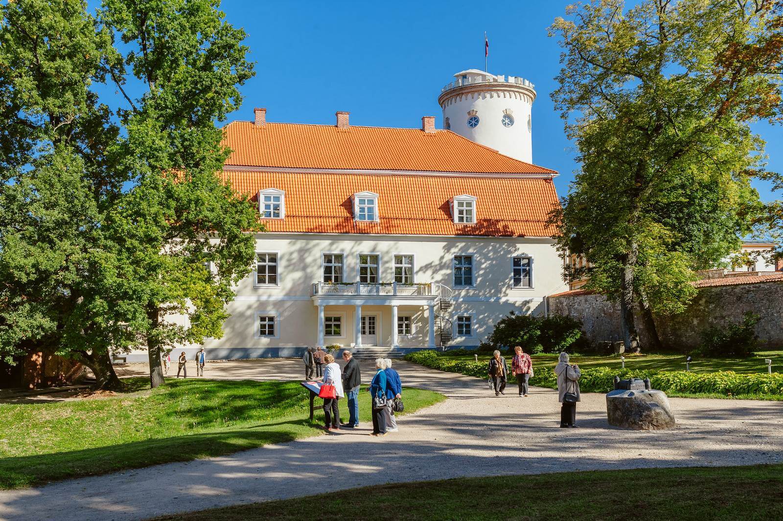 Foto: Das neue Schloss Cesis an der Ordensburg Cesis/Wenden - Bildrechte latvia.travel - Lupe Reisen