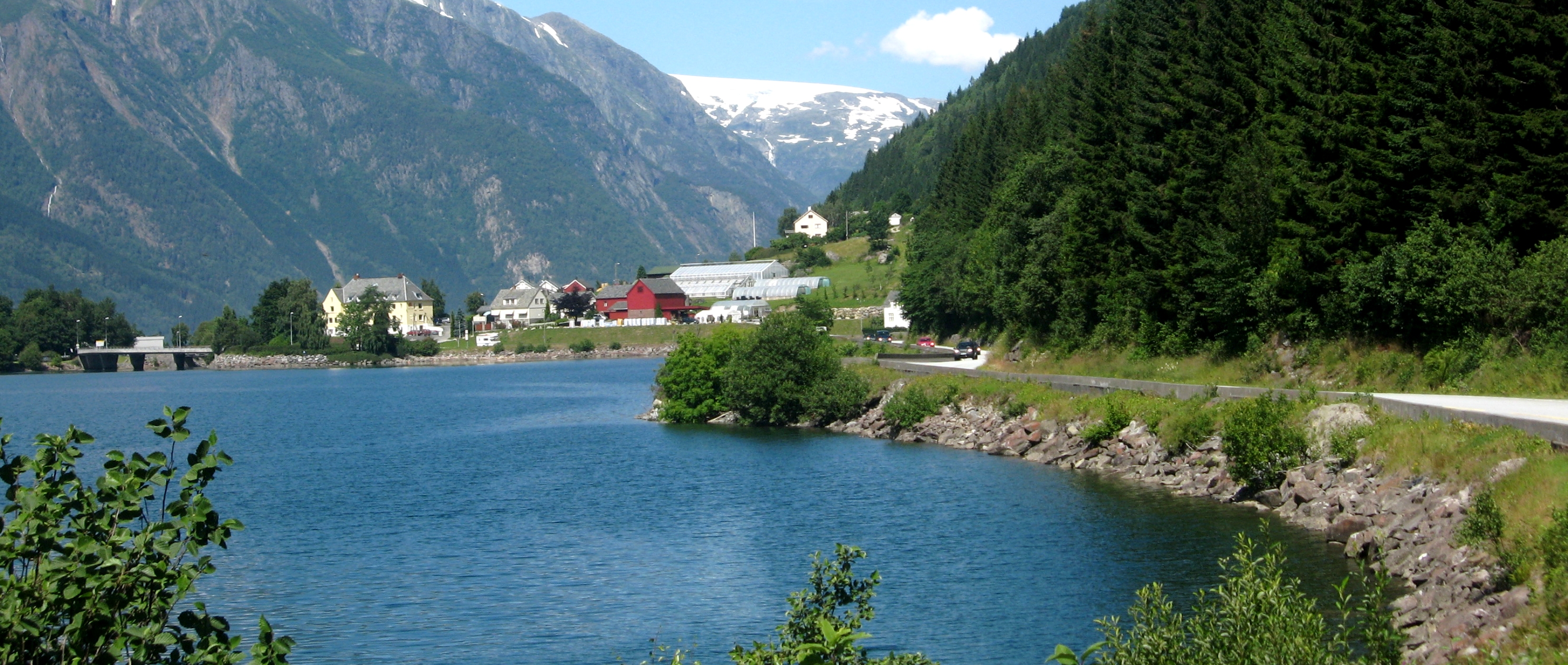 Blick auf den Fjord - Lupe Reisen