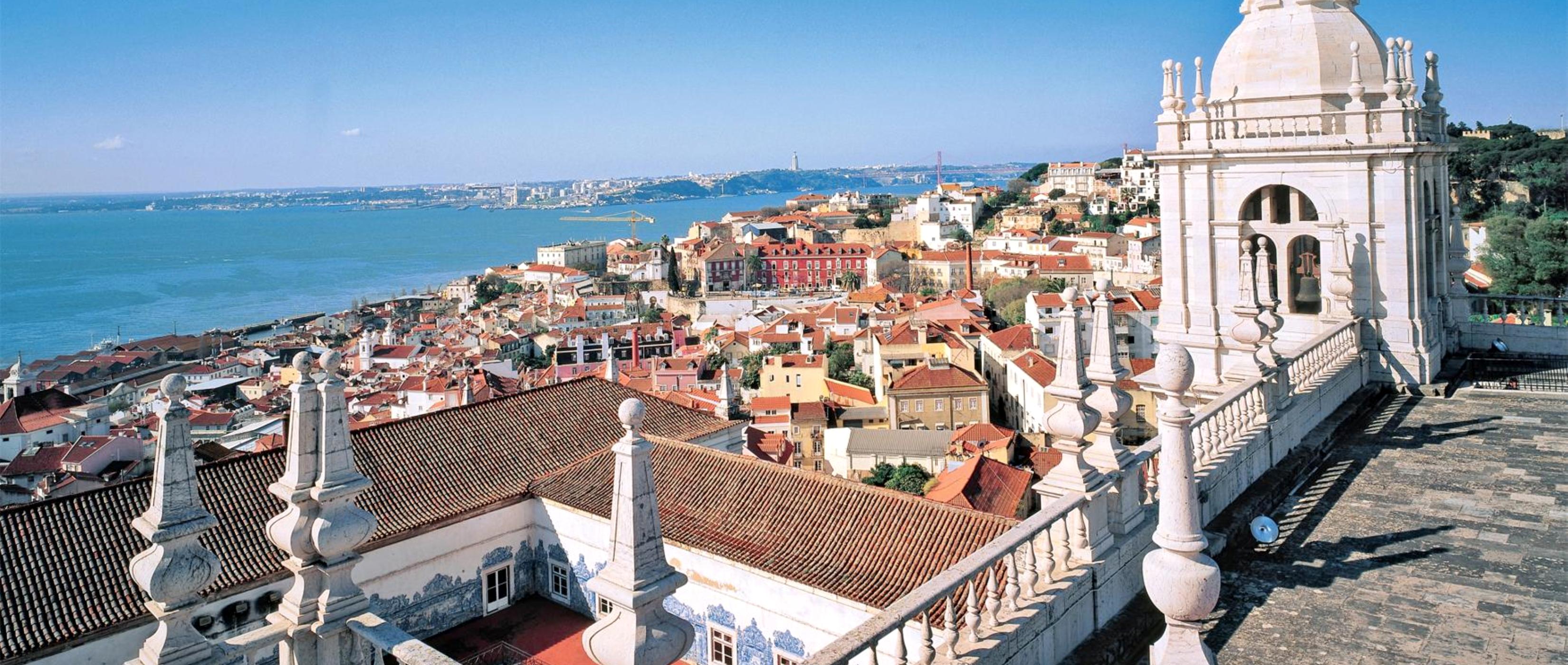 Panoramablick ber Lissabon - Lupe Reisen