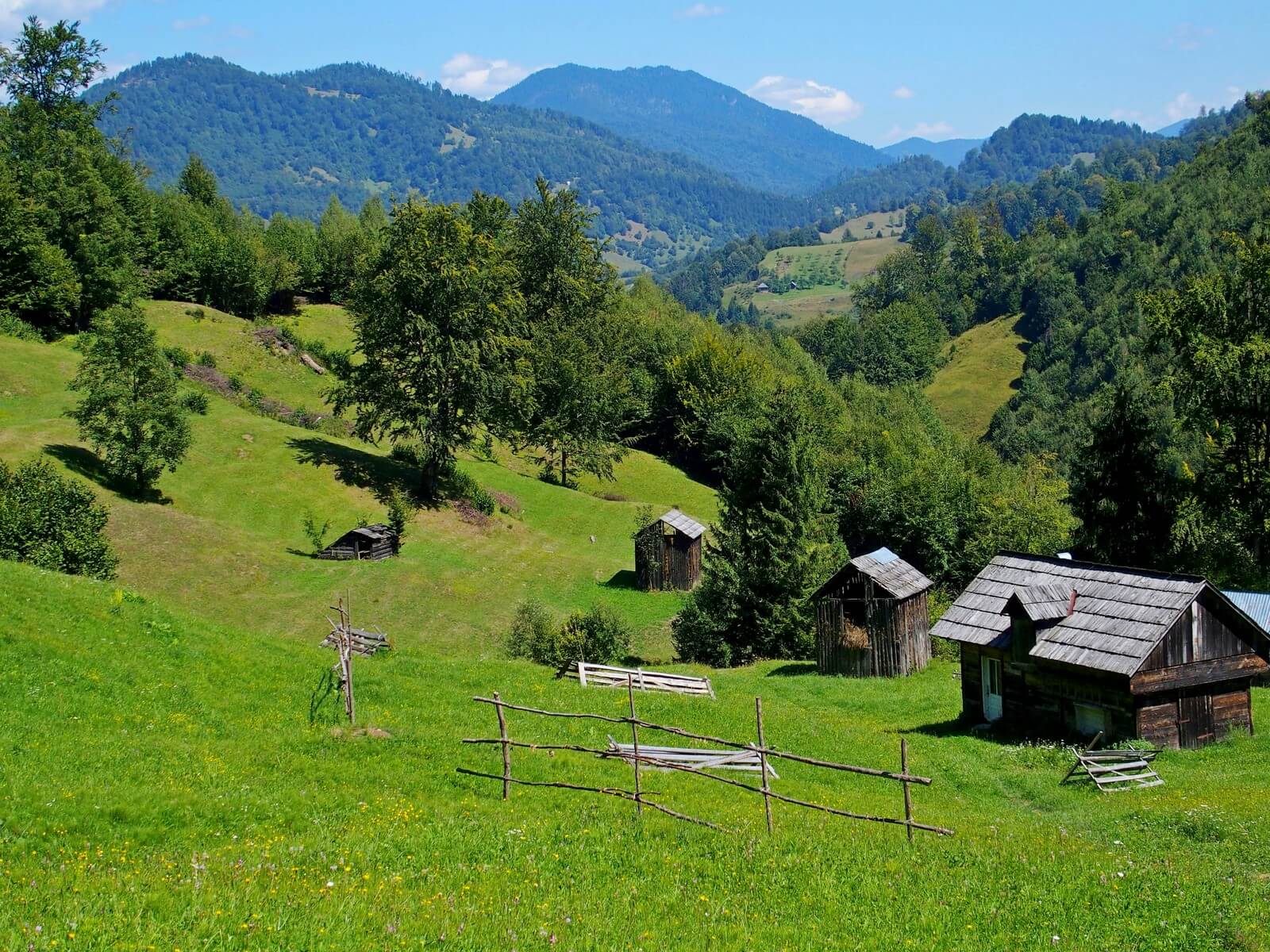 Foto Die Maramures Landschaft beim Bergdorf Obcina - Lupe Reisen