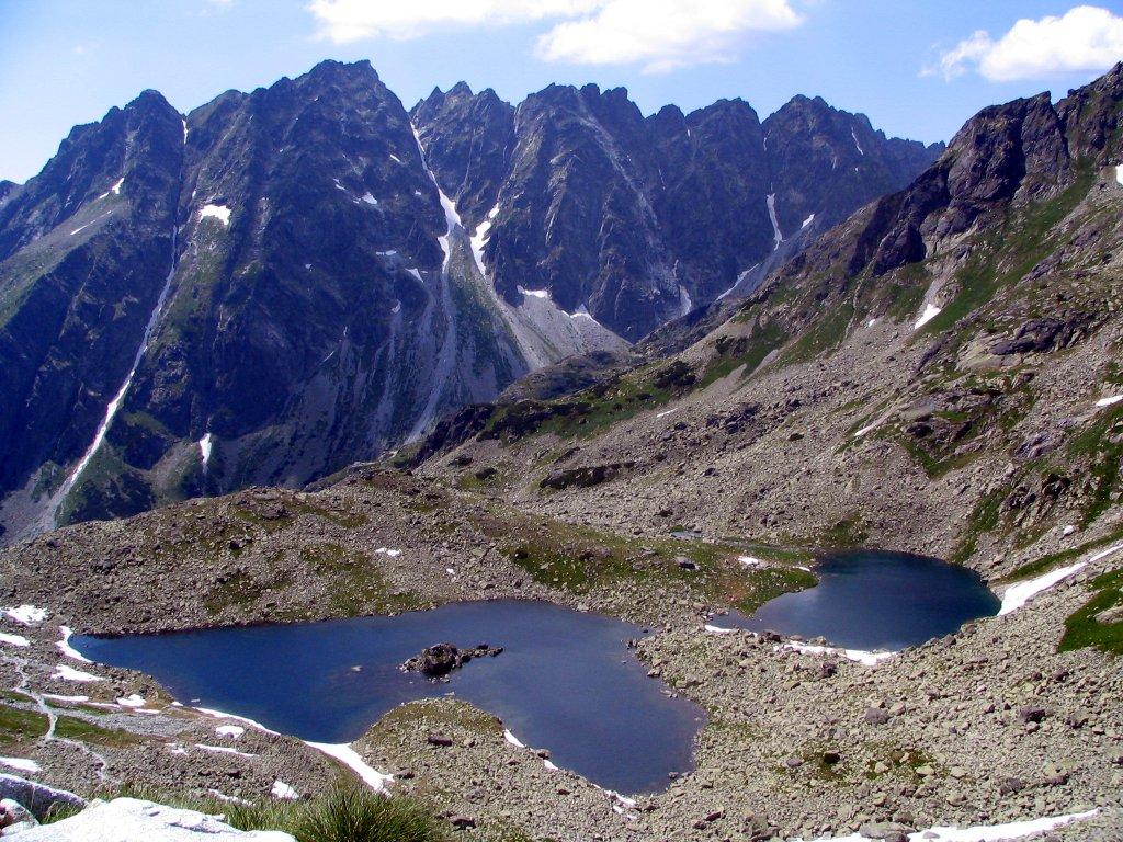 Kleine Bergseen zwischen den Gipfeln der Hohen Tatra - Lupe Reisen